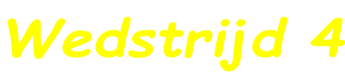 Wedstrijd 4